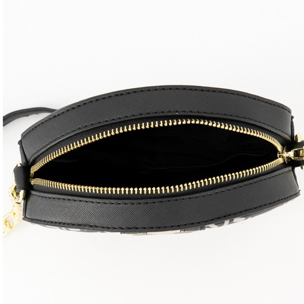 BCBG CROSS BODY BAG SIENNA SIGNATURE BLACK purses - Picture 4 of 15